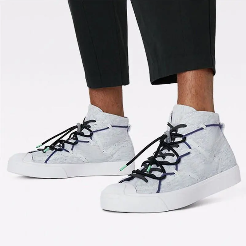 Converse shoes - White/White/Storm Wind 4
