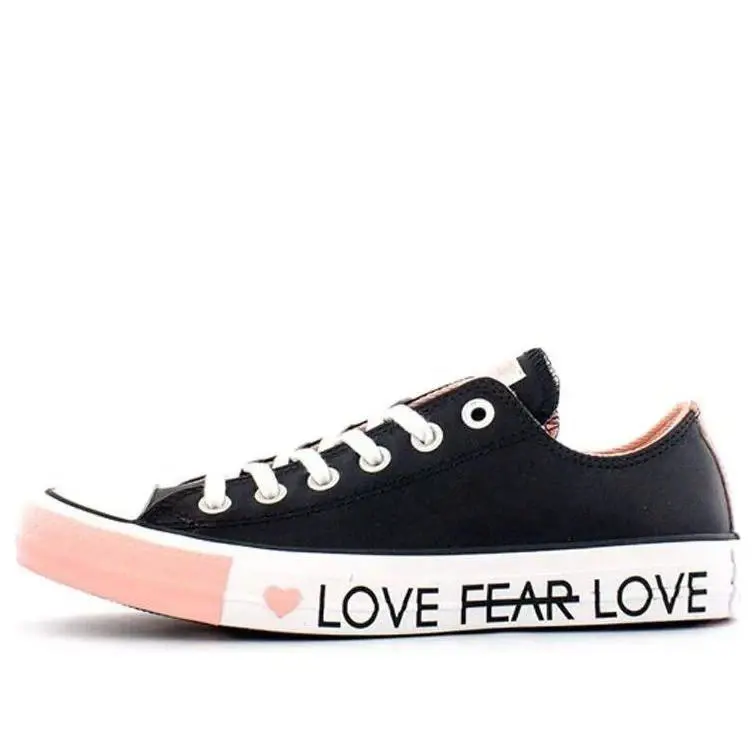 Converse Unisex Chuck Taylor All Star Love The Progress Ox Black/bleached Coral - Black