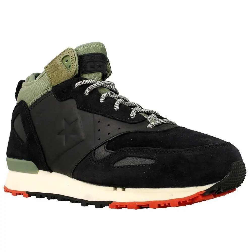 Converse Unisex Malden Racer Arctic Mid - Black/Olive Green