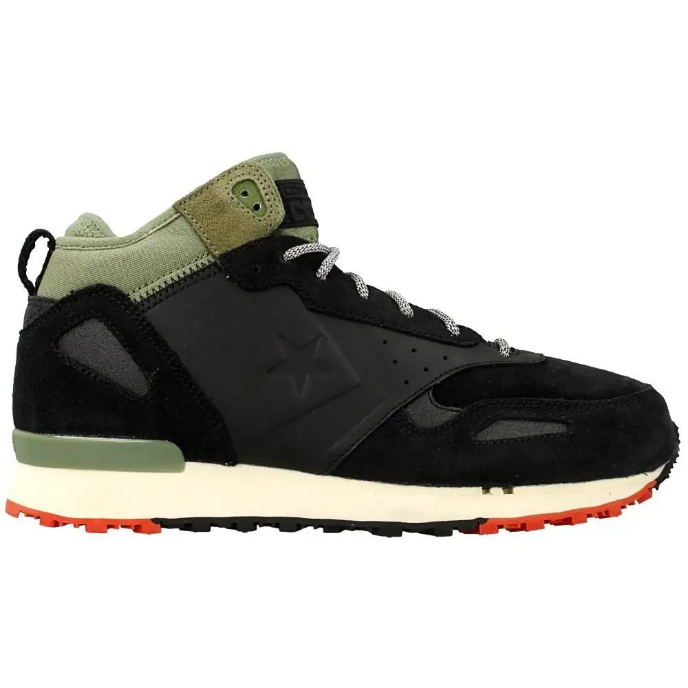 Converse shoes - Black/Olive Green 1
