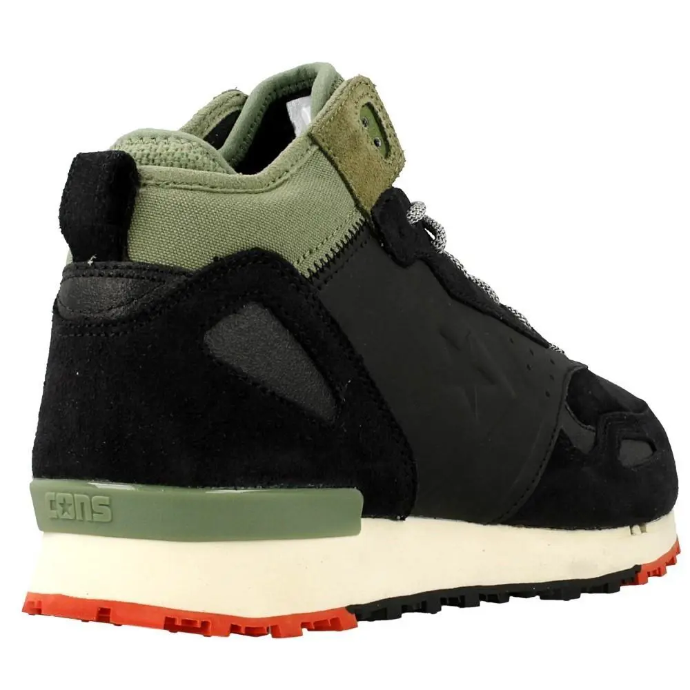 Converse shoes - Black/Olive Green 3