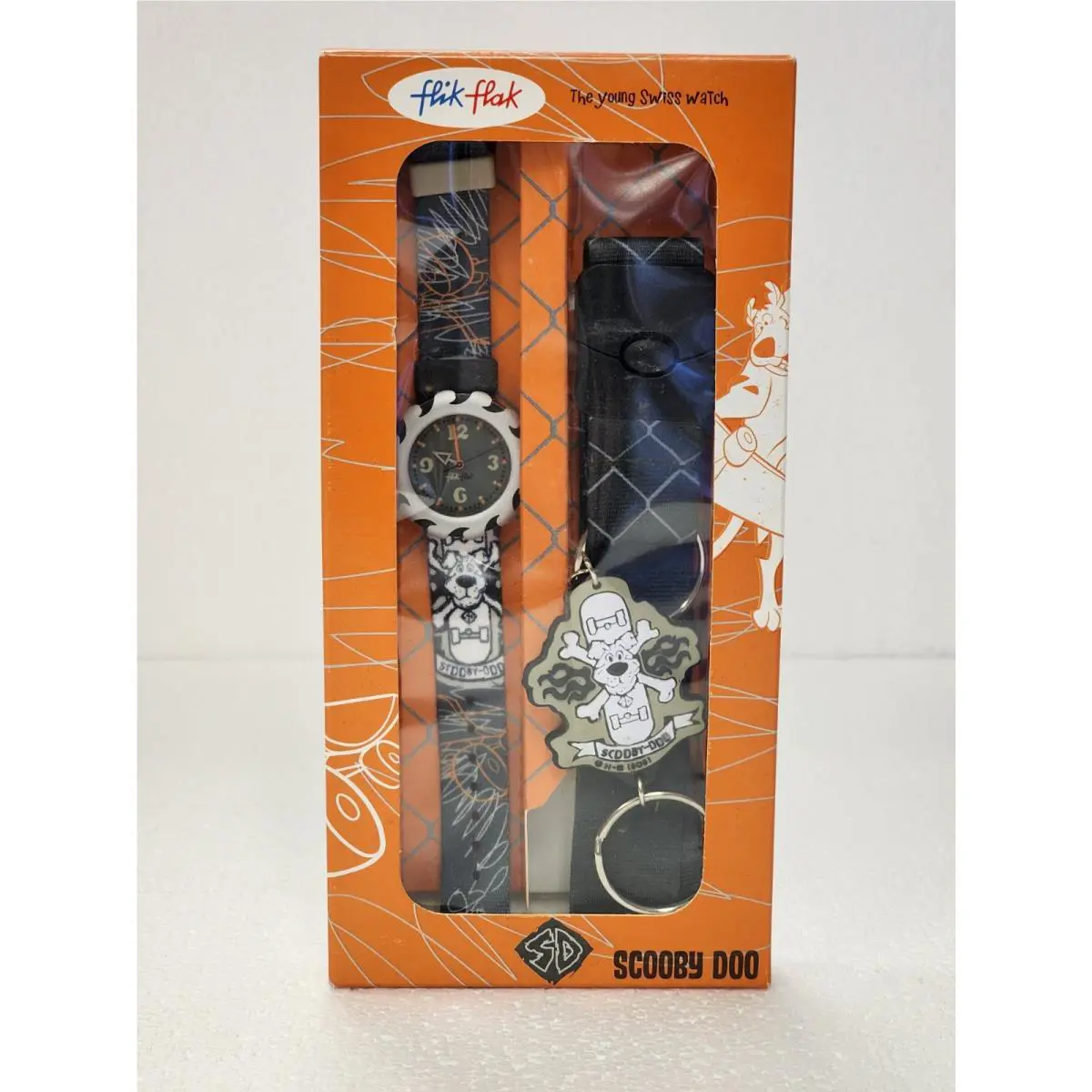 Version Swatch Flick-flak Scooby-doo Watch Lanyard ZFLS002 Nos