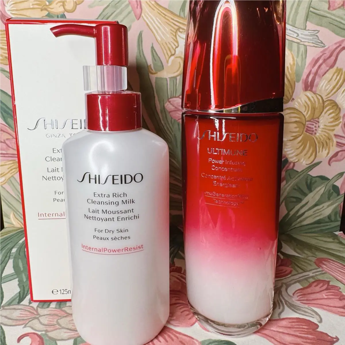 Shiseido Bundle Ultimane Power Infusing Concentrate + Cleansing Milk Full Size