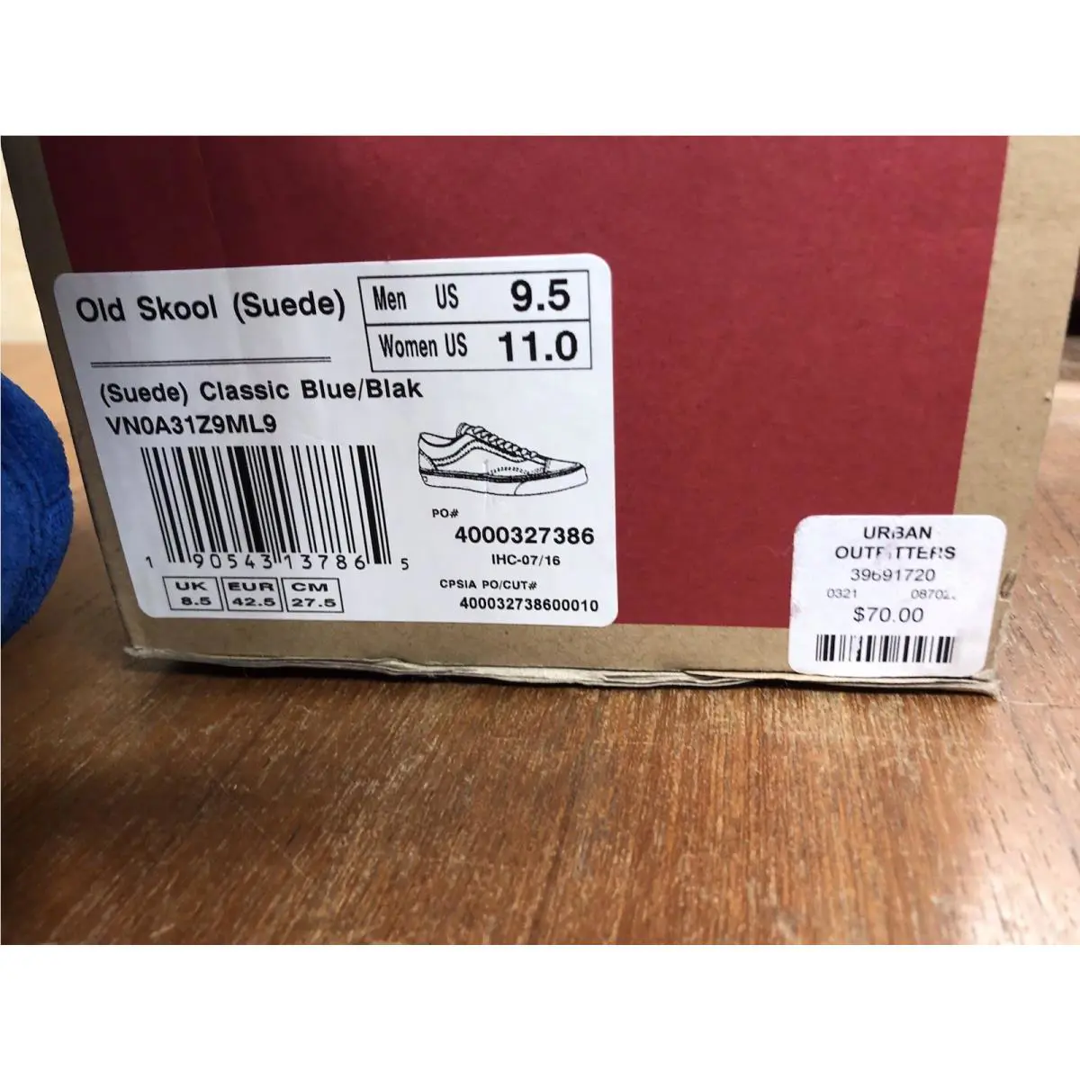 Vans shoes - VANS Vault - Vault - VN0A45JK9RG1 - Blue 6