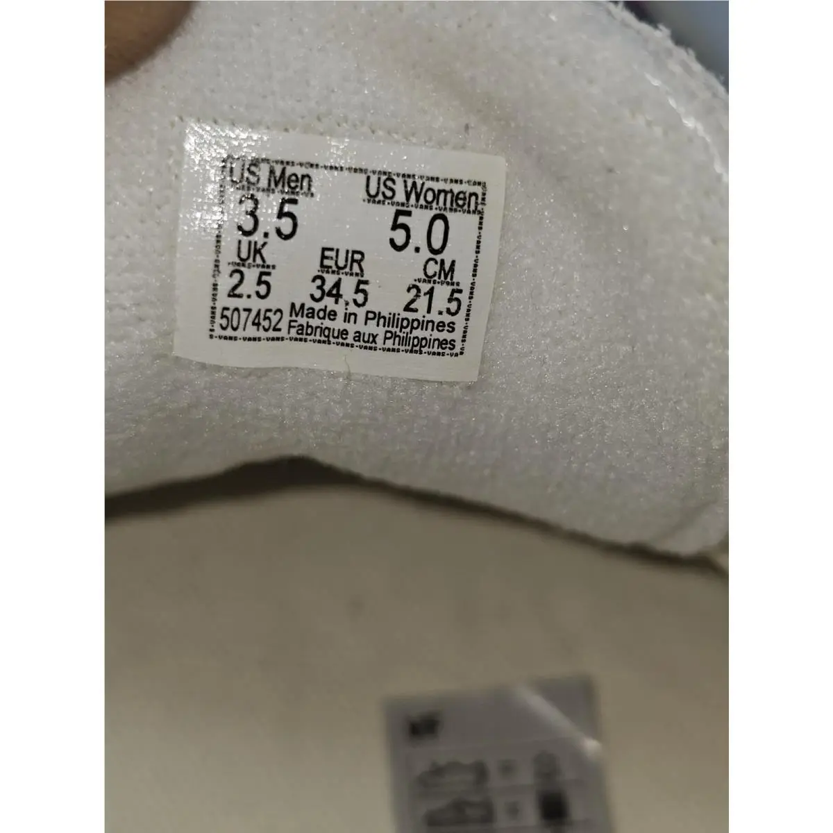 Vans shoes - VN0A54F540G - authentic - White (UPC: 194903611910) 7