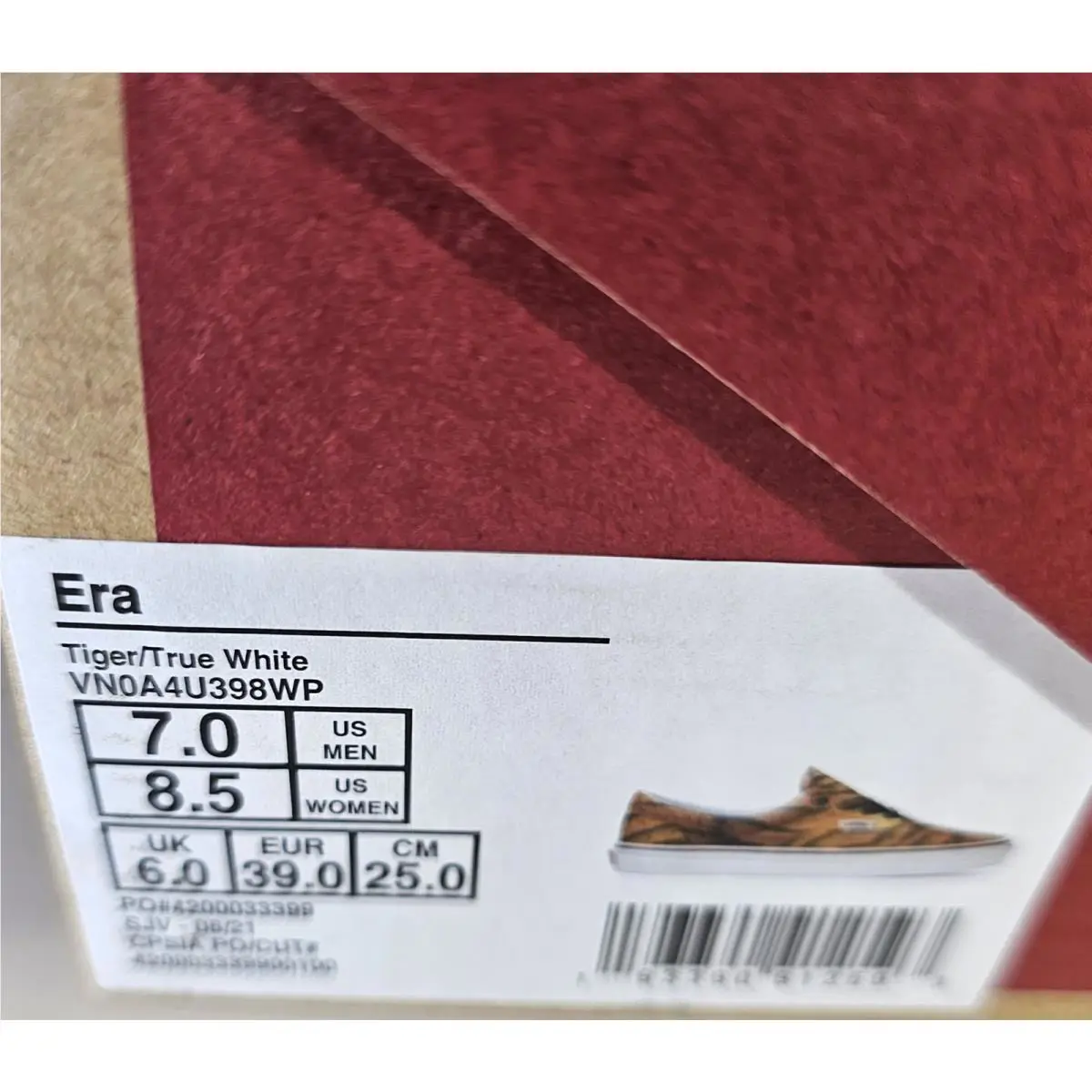 Vans shoes - VANS Era - Era - VN0A4U398WP - Tiger/True White 1