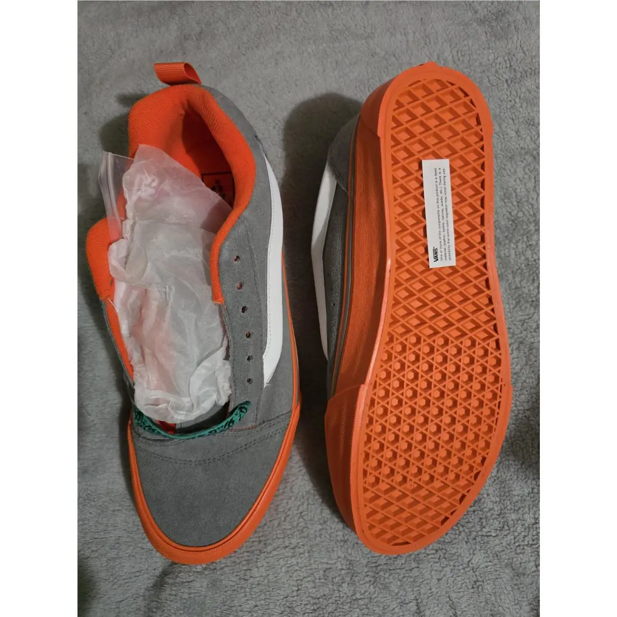 Vans shoes - VANS Knu-Skool - VN0009QCORA - Gray 2