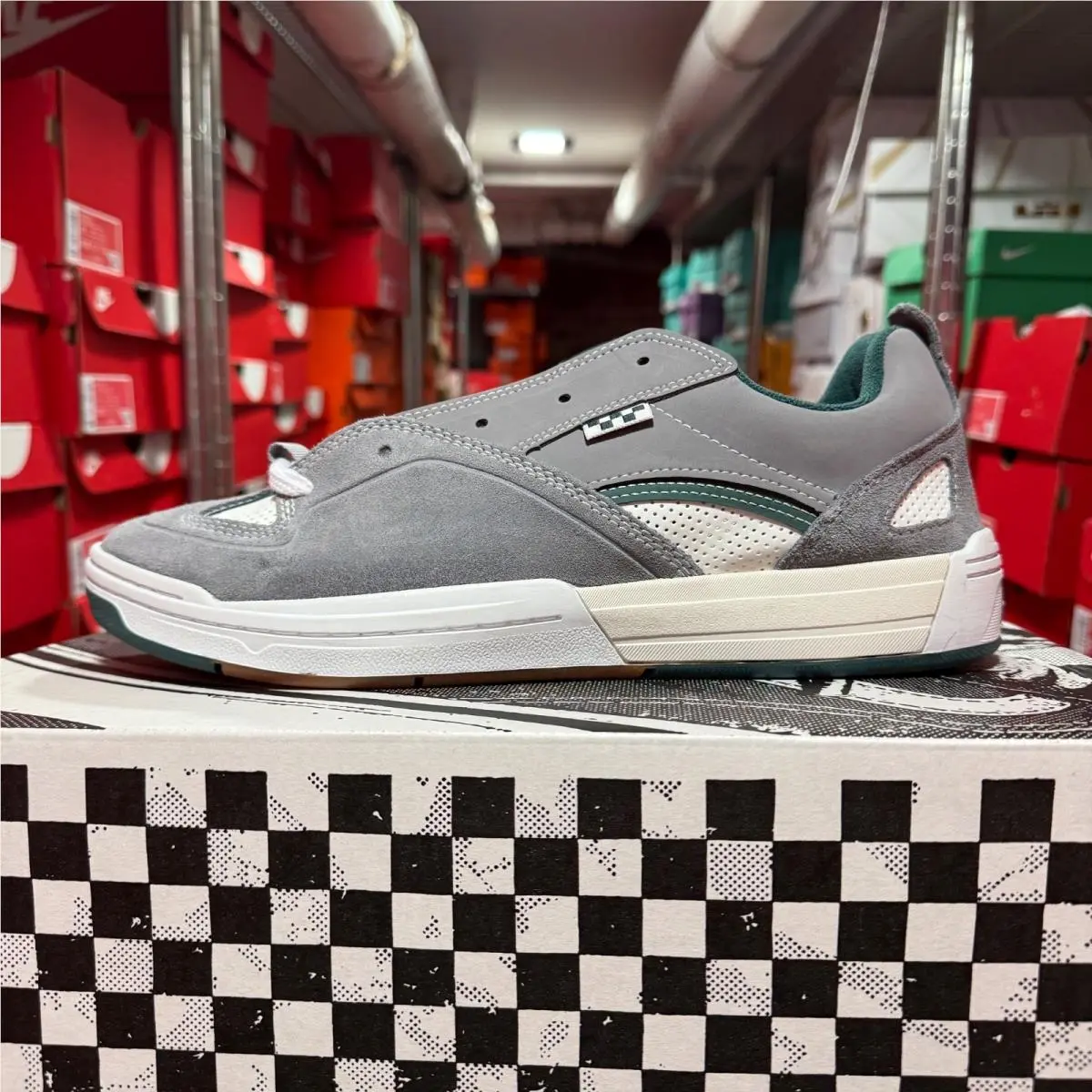 Vans shoes - VANS Skate - Skate - VN000CUYWTM1 - Green and Gray 8