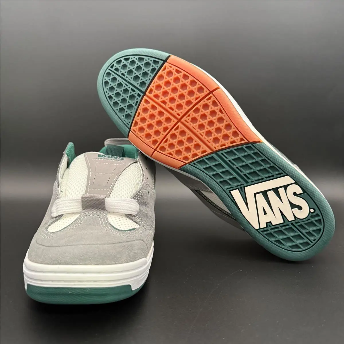 Vans shoes - VANS Skate - Skate - VN000CUYWTM1 - Green and Gray 1