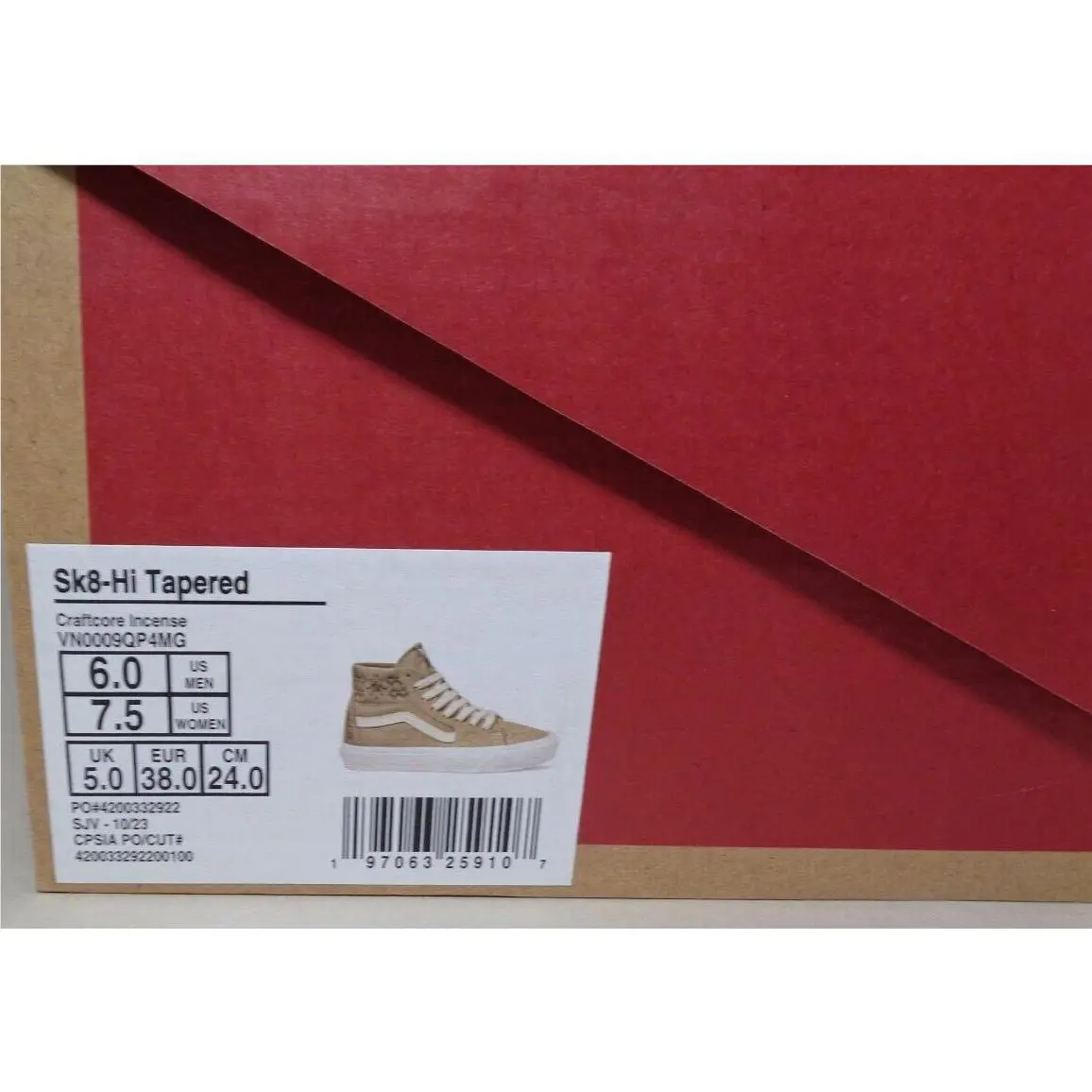 Vans shoes - Beige/White (UPC: 197063259107) 17