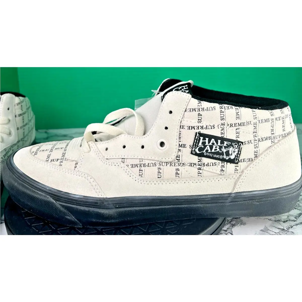 Vans shoes - VANS Half Cab - Half Cab - VN0A3QPH2YV - Off White 14