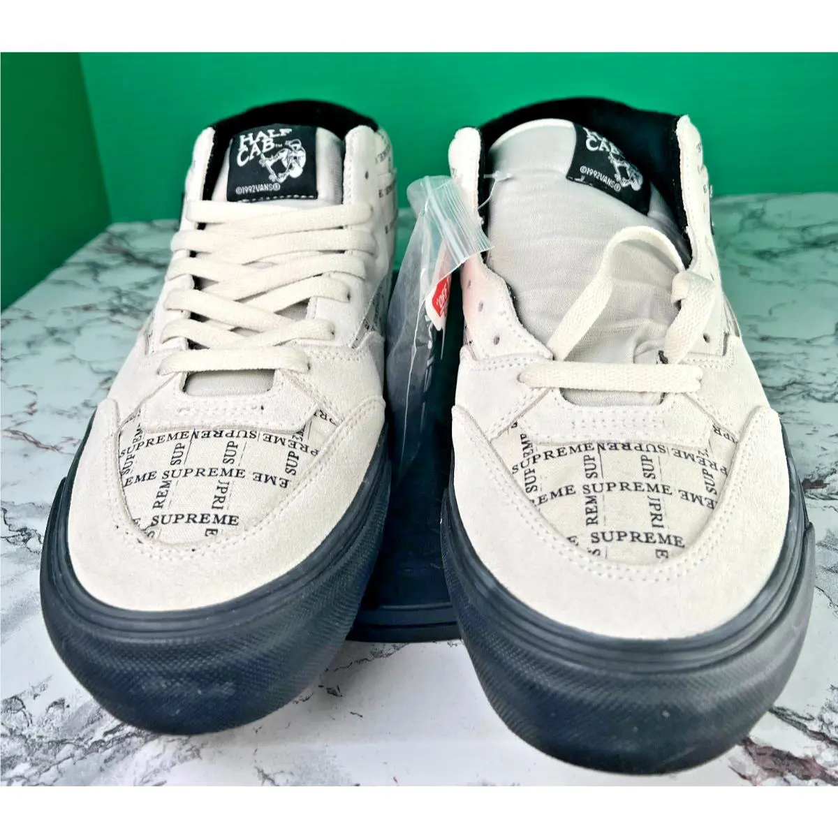 Vans shoes - VANS Half Cab - Half Cab - VN0A3QPH2YV - Off White 17
