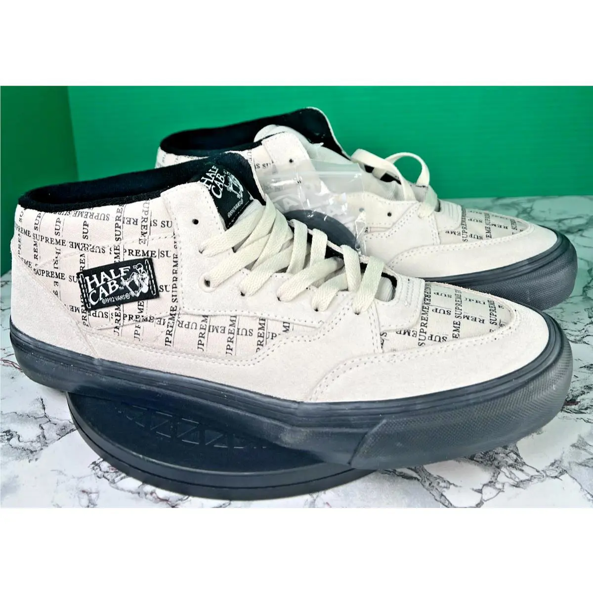 Vans shoes - VANS Half Cab - Half Cab - VN0A3QPH2YV - Off White 18