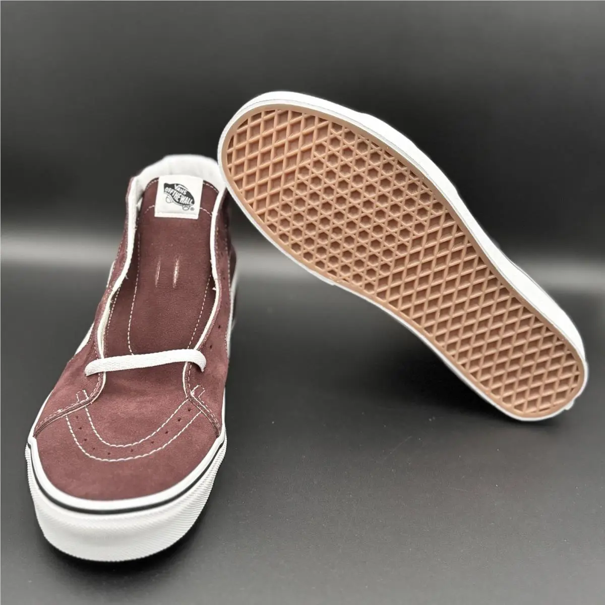 Vans shoes - VANS Sk8-Hi - VN007NS7Y0 - Brown 1