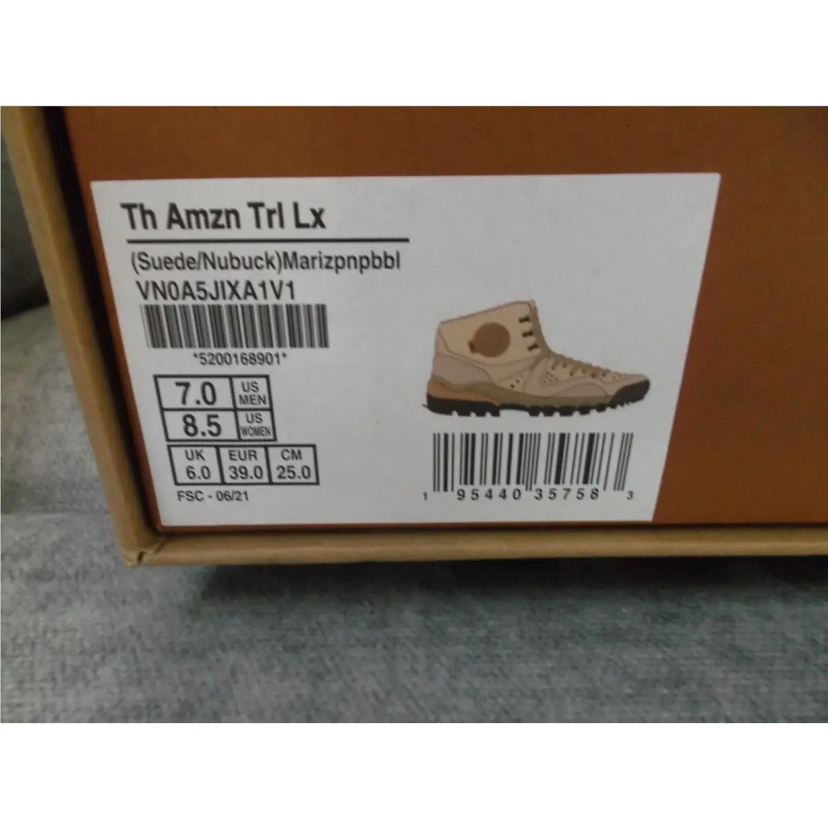 Vans shoes - VANS Amazon Trail - Amazon Trail - VN0A5JIXA1V1 - Beige (UPC: 195440357583) 0