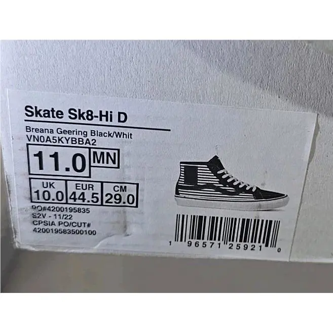 Vans shoes - Decon - Decon - VN0A5KYBBA2 - Black/White/Blue 1