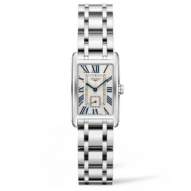 Longines Dolcevita White Dial Stainless Steel Bracelet Watch 20.8x32mm L52554716