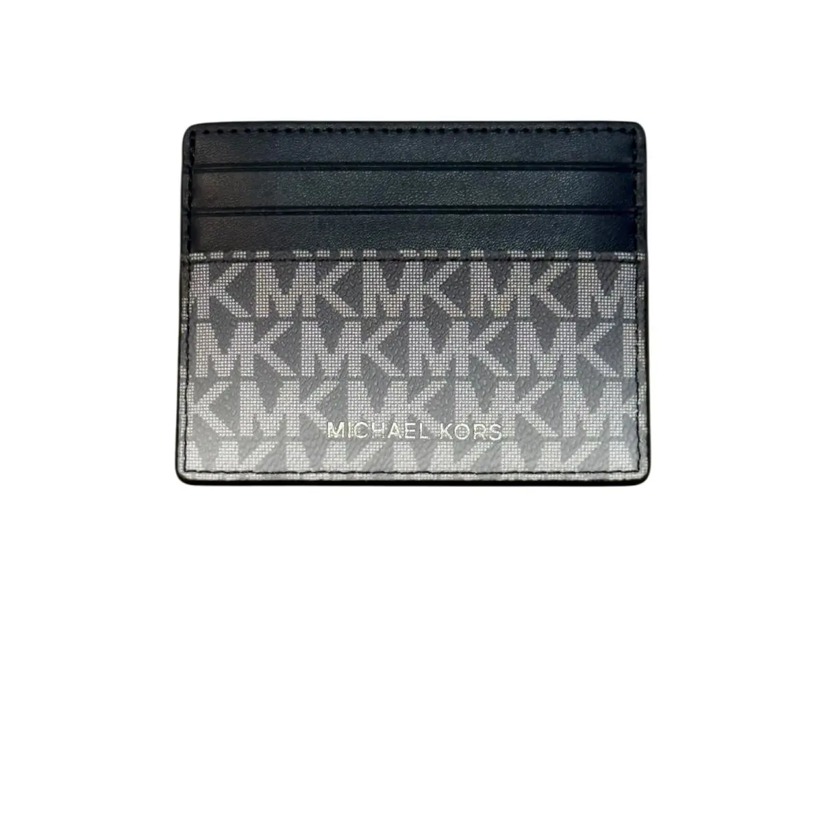 Michael Kors Cooper Ombré Logo Card Case - Navy