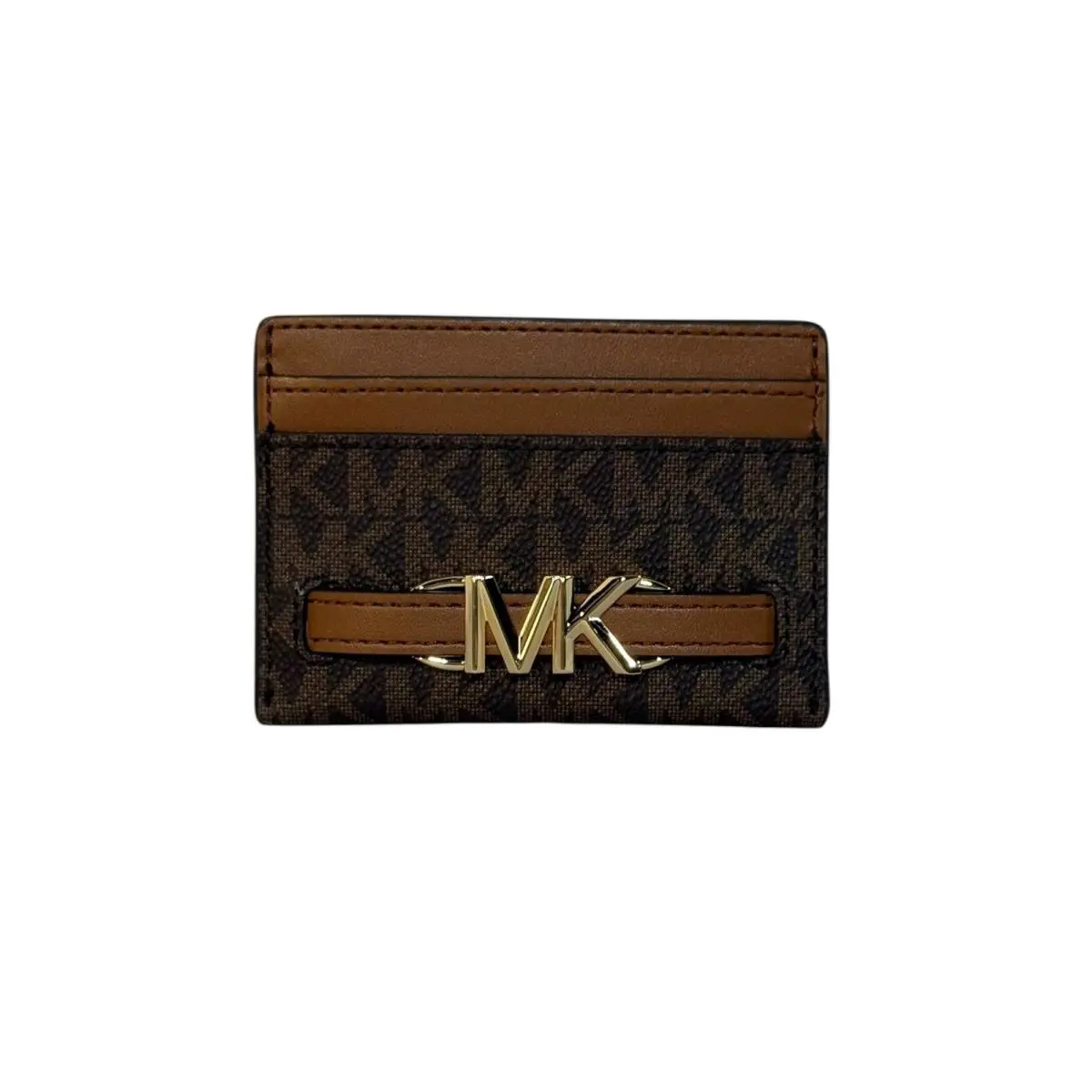 Michael Kors Reed Large Logo Card Case - Brown