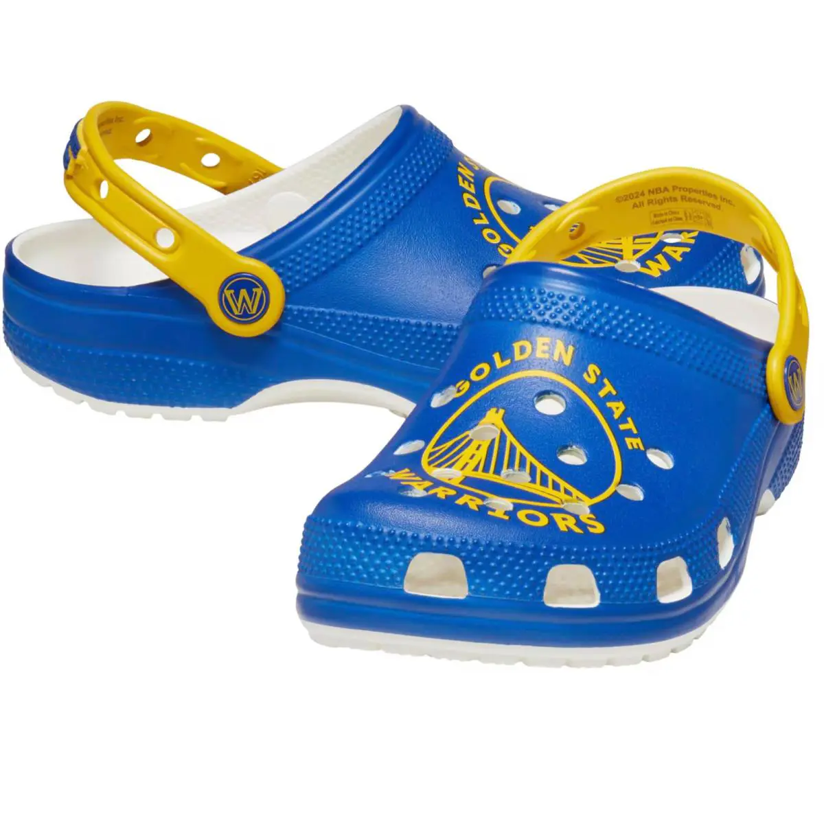 Crocs shoes - NBA Classic Clog - NBA Classic Clog - 208650-GSW-13-Medium - Multicolor (UPC: 196265572410) 0