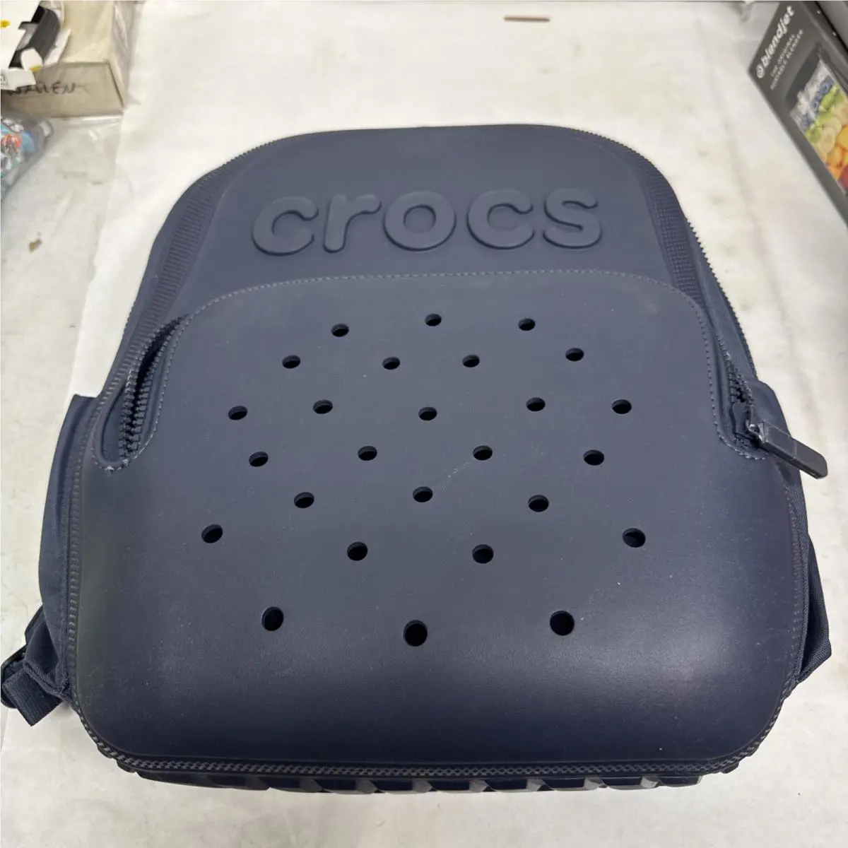 Crocs Classic Backpack Navy – Jibbitz Compatible Laptop Bag School Work Travel