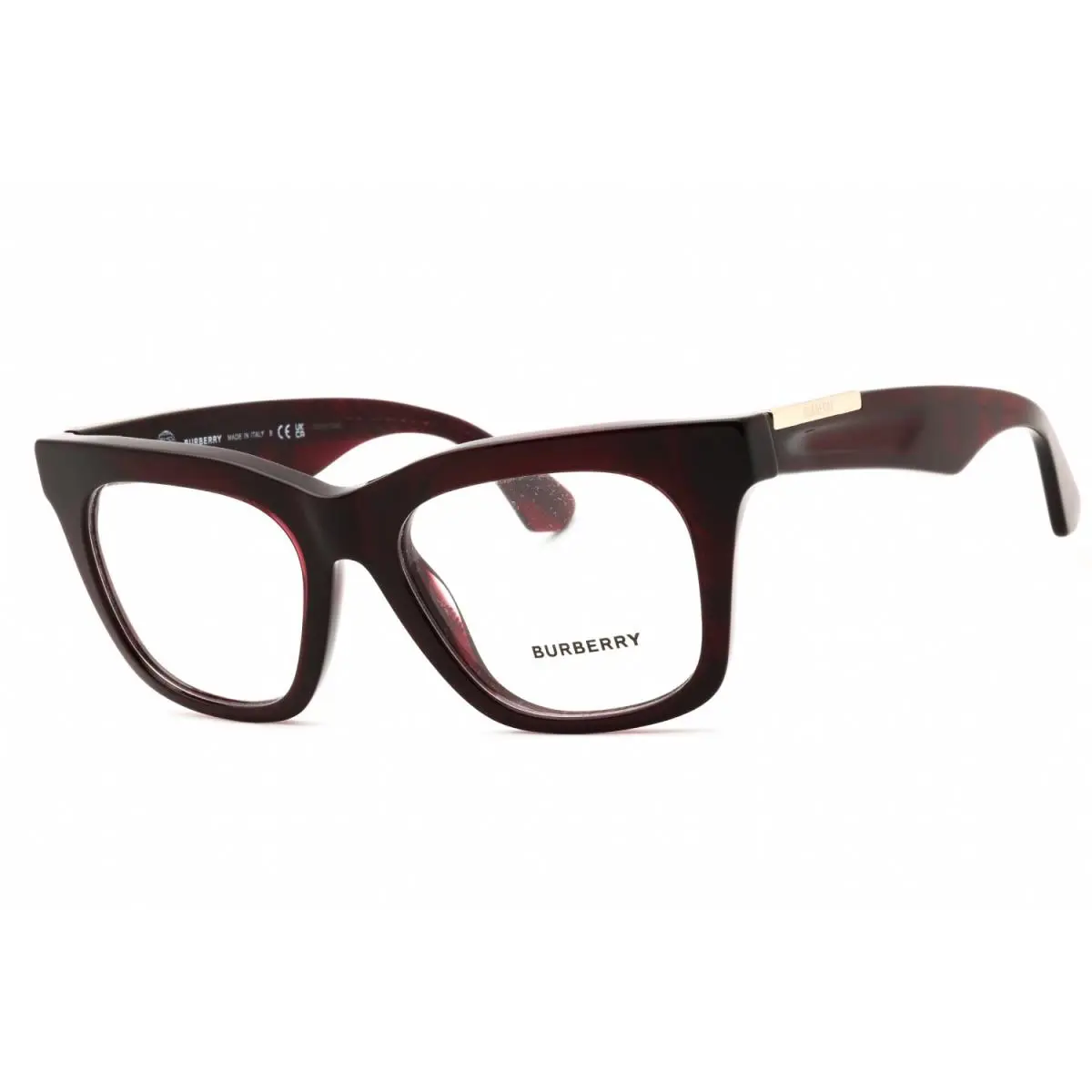 Burberry BE2407 4115 Eyeglasses Checkered Red Frame 49mm