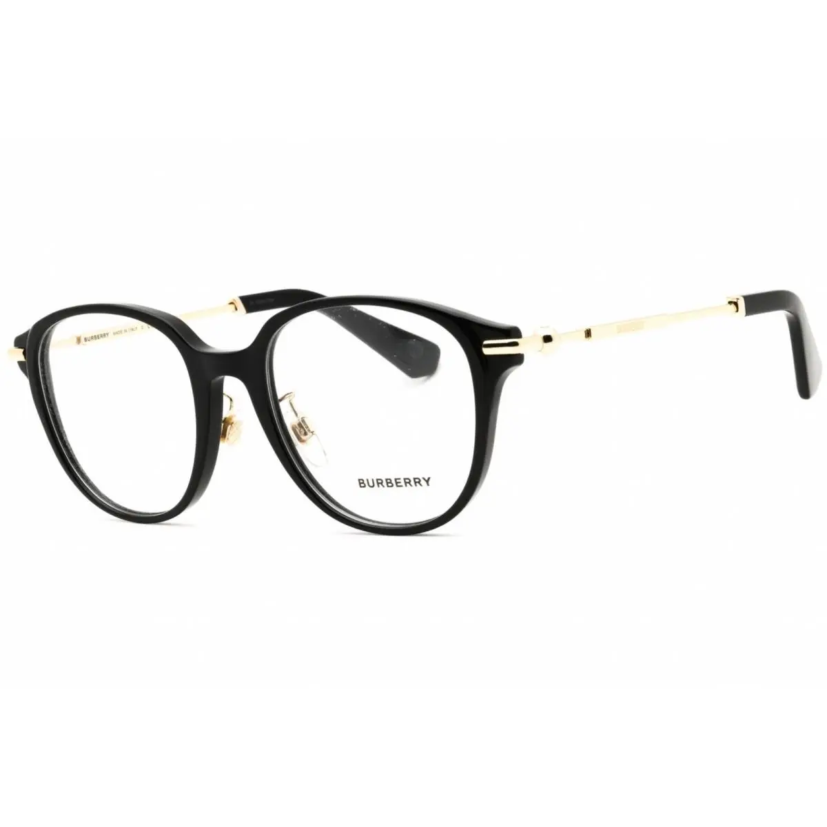 Burberry Women`s Eyeglasses Black Acetate Round Full Rim Frame 0BE2412D 3001