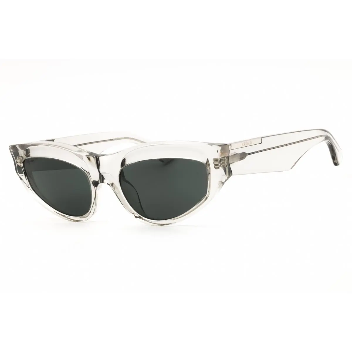 BE4425U 382587 Sunglasses Transparent Grey Frame Dark Grey Lenses 55mm by Burberry