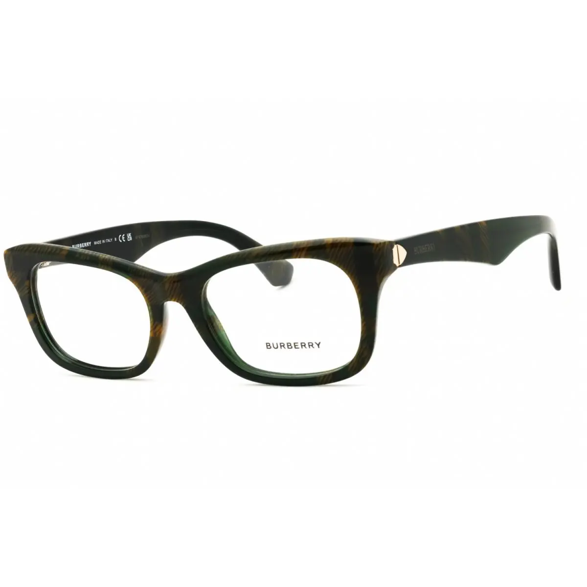 Burberry BE2422 4125 Eyeglasses Checkered Green Frame 52mm
