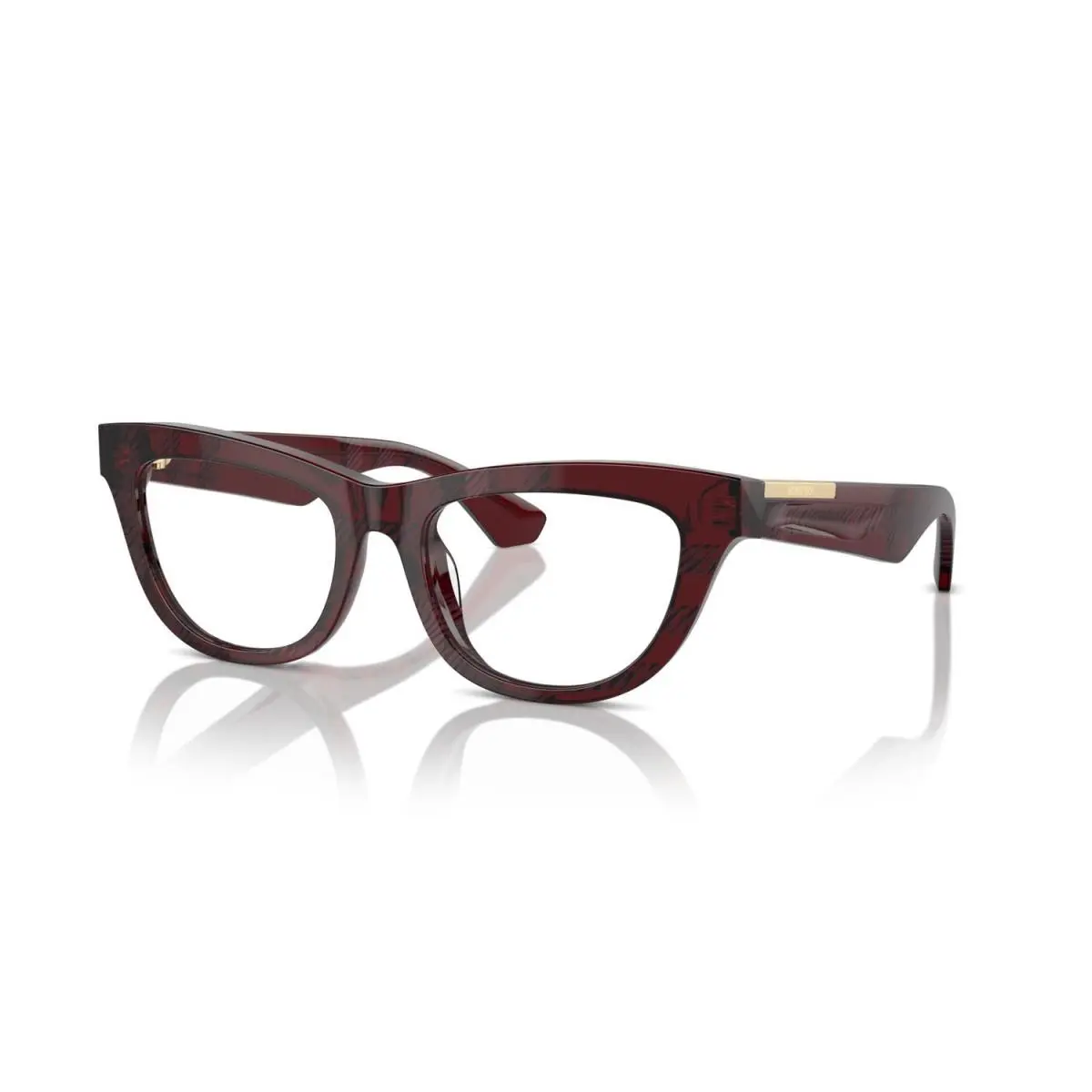 BE2406U 4115 Eyeglasses 50mm Check Red / Demo Lens by Burberry