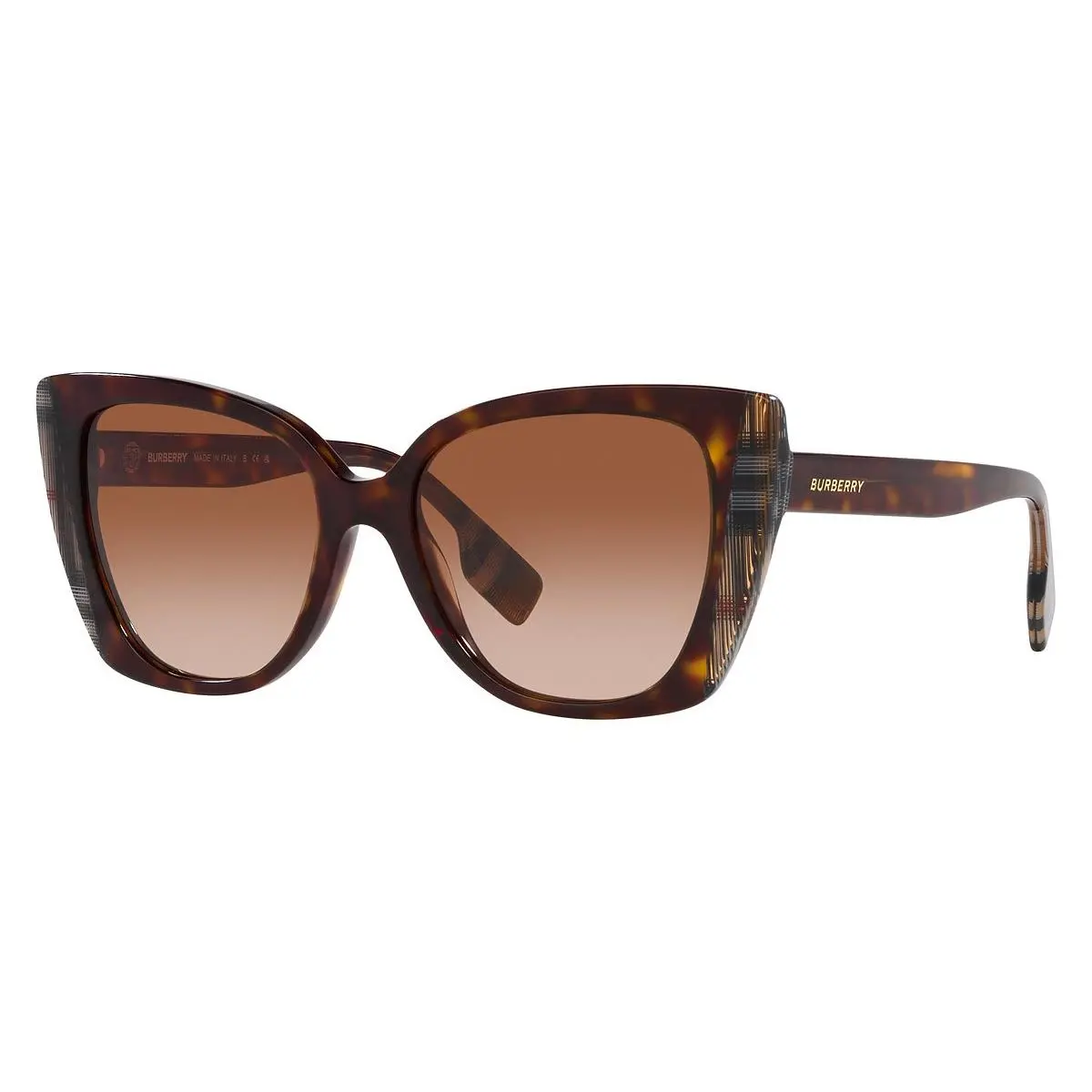 Woman Sunglasses BE4393 405313 54mm Dark Havana - Brown Lens by Burberry