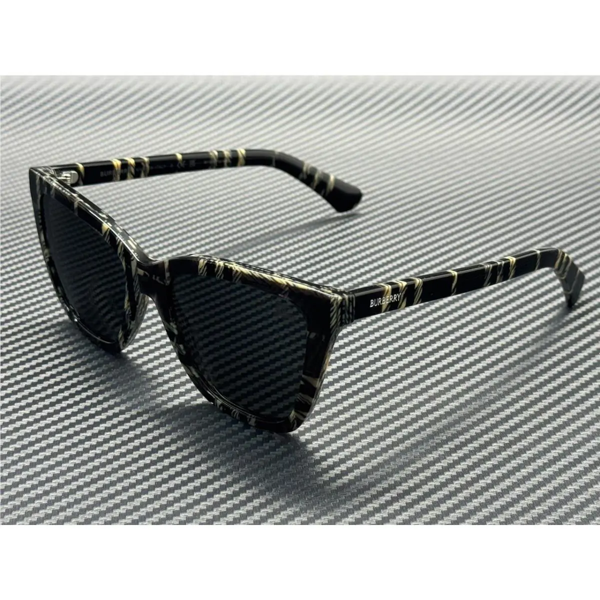 Burberry BE4470 419987 Check Grey Women`s 54 mm Sunglasses