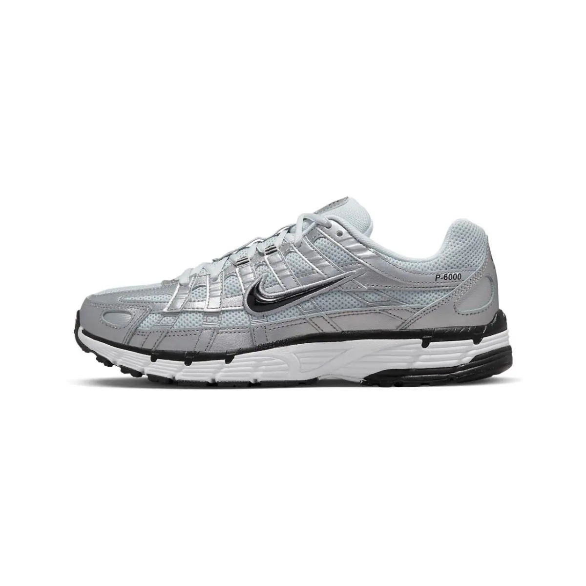 Nike shoes - Nike P-6000 - FD9876-101 - Silver, Manufacturer: White/Metallic Silver/Pure Platinum/Black 7