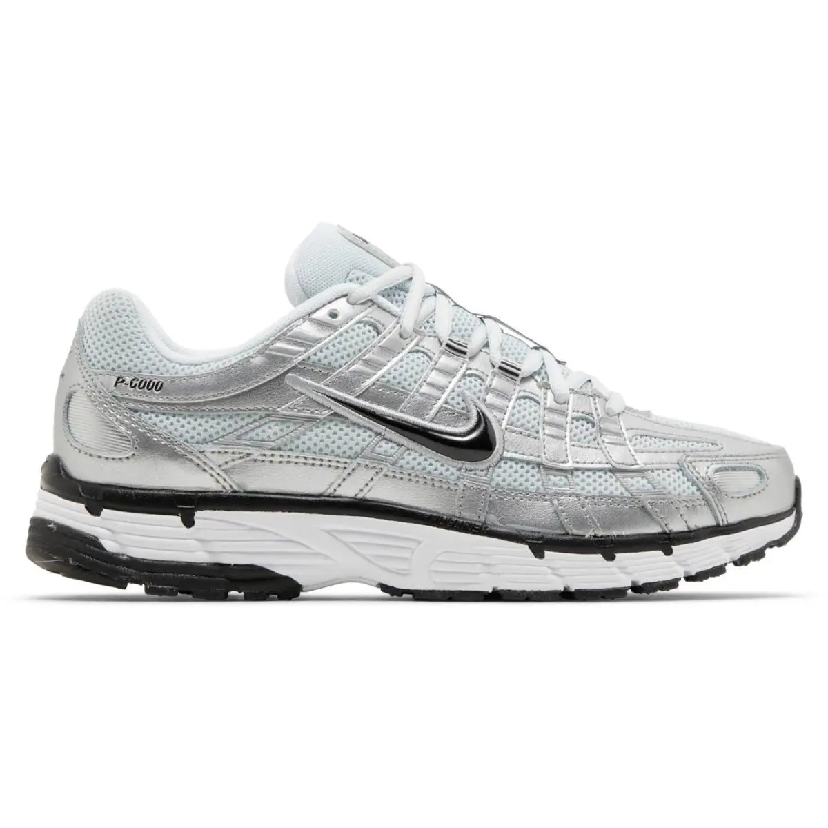 Nike shoes - Nike P-6000 - FD9876-101 - Silver, Manufacturer: White/Metallic Silver/Pure Platinum/Black 8