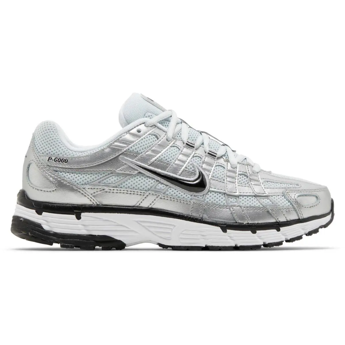 Nike shoes - Nike P-6000 - FD9876-101 - Silver, Manufacturer: White/Metallic Silver/Pure Platinum/Black 1