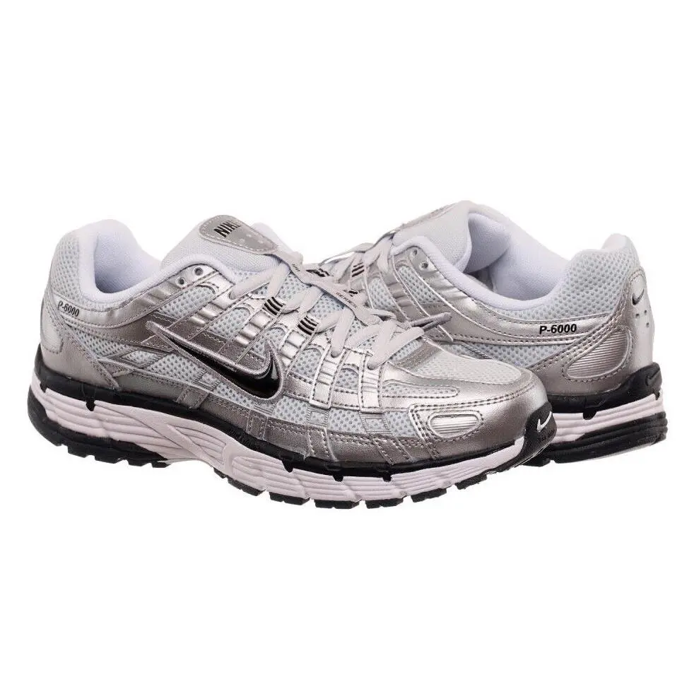 Nike shoes - Nike P-6000 - FD9876-101 - Silver, Manufacturer: White/Metallic Silver/Pure Platinum/Black 2