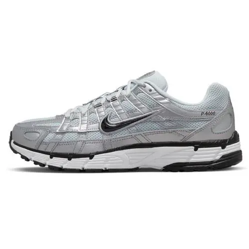 Nike shoes - Nike P-6000 - FD9876-101 - Silver, Manufacturer: White/Metallic Silver/Pure Platinum/Black 10