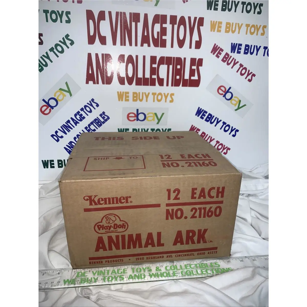 Vintage Kenner Play-doh Case Fresh Animal Ark Set Misb 1970s Case OF 12