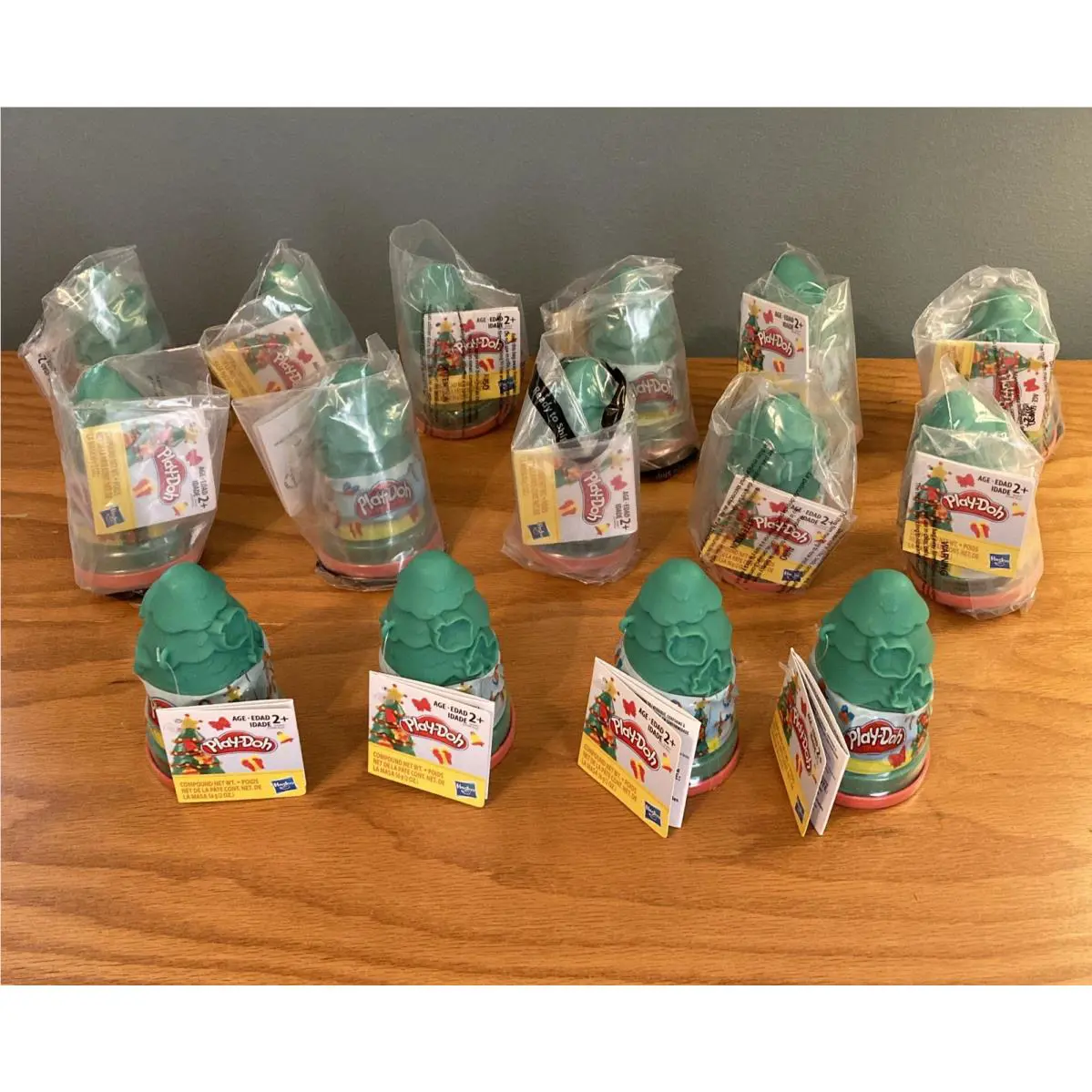 Hasbro Canada 15 Play-doh Christmas Holiday Trees an Entire Tree Farm Bundle