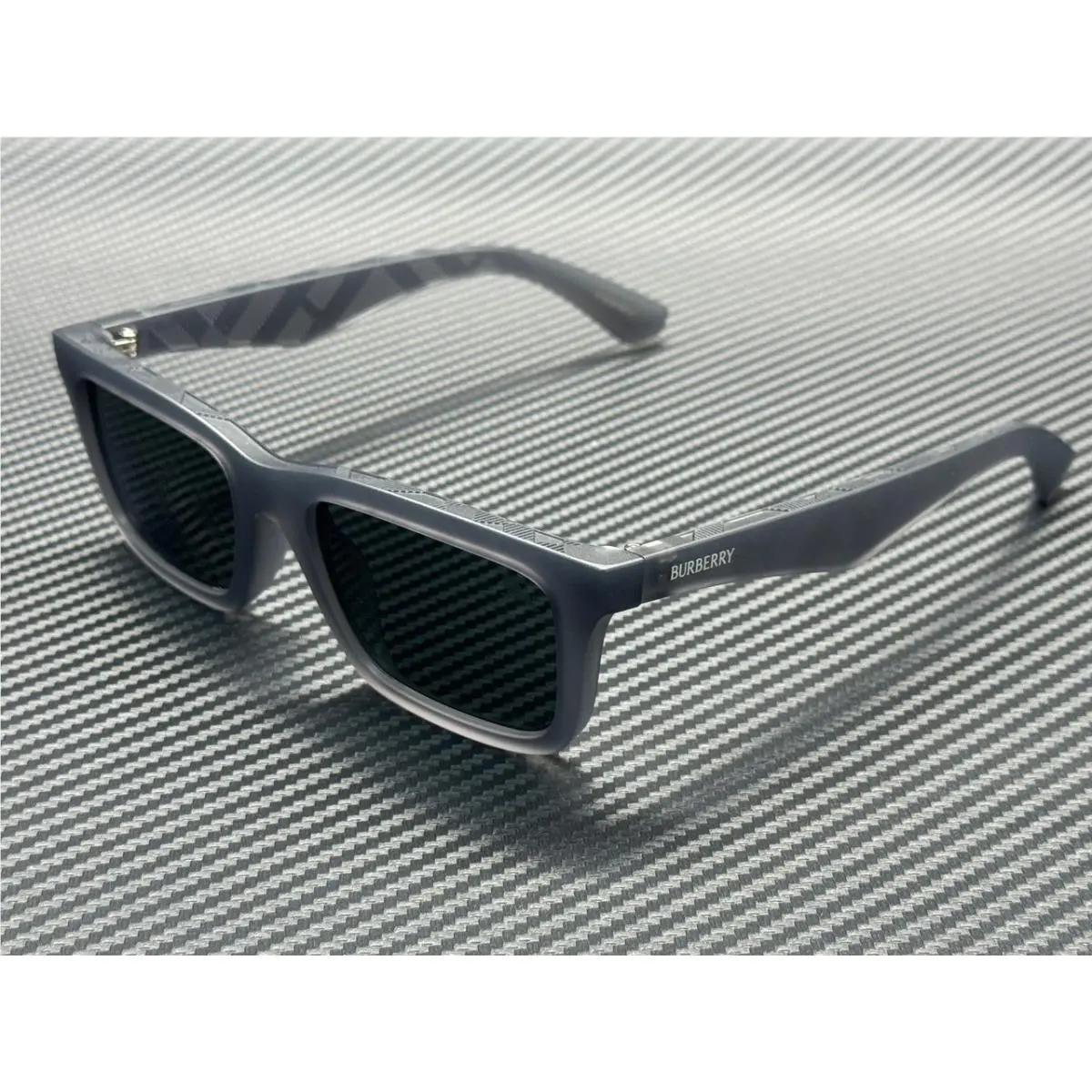 Burberry BE4475U 421387 Matte Grey Men`s 53 mm Sunglasses
