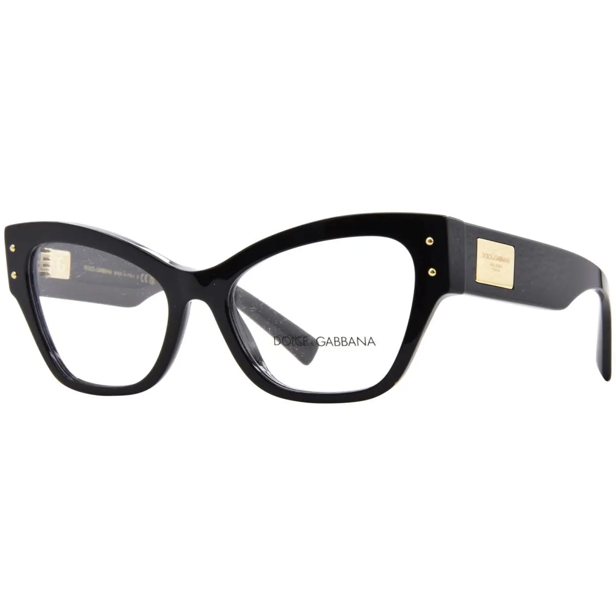 Dolce Gabbana DG3404 501 Eyeglasses Frame Women`s Black Full Rim 54mm