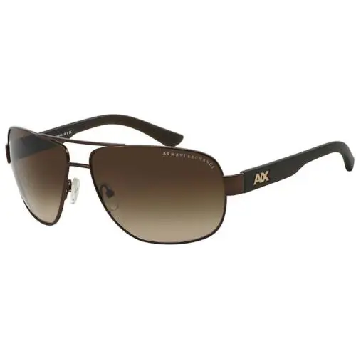 Armani Exchange AX 2012S Matte Brown 605813 Sunglasses