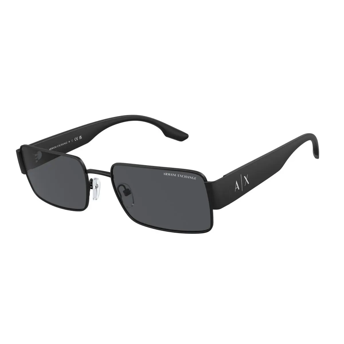 Armani Exchange AX 2052S Matte Black Dark Grey 600087 Sunglasses