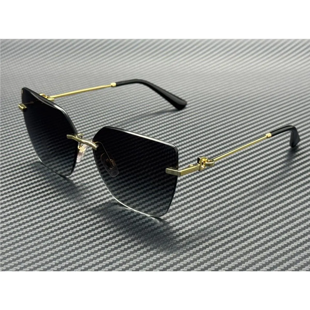 Dolce Gabbana DG2321 02 8G Gold Grey Gradient Women`s 62 mm Sunglasses