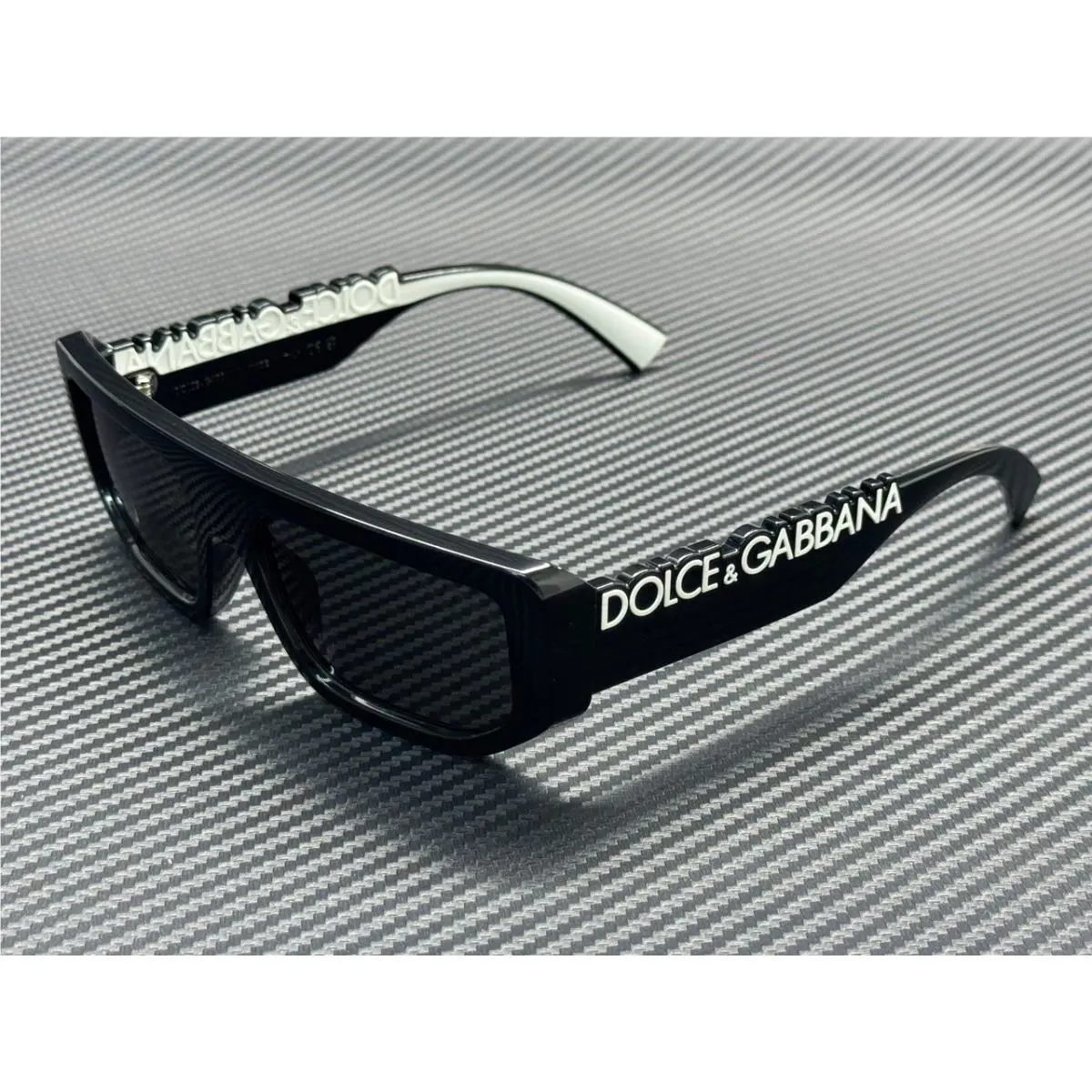 Dolce Gabbana DG6203 501 87 Black Dark Grey Unisex 56 mm Sunglasses