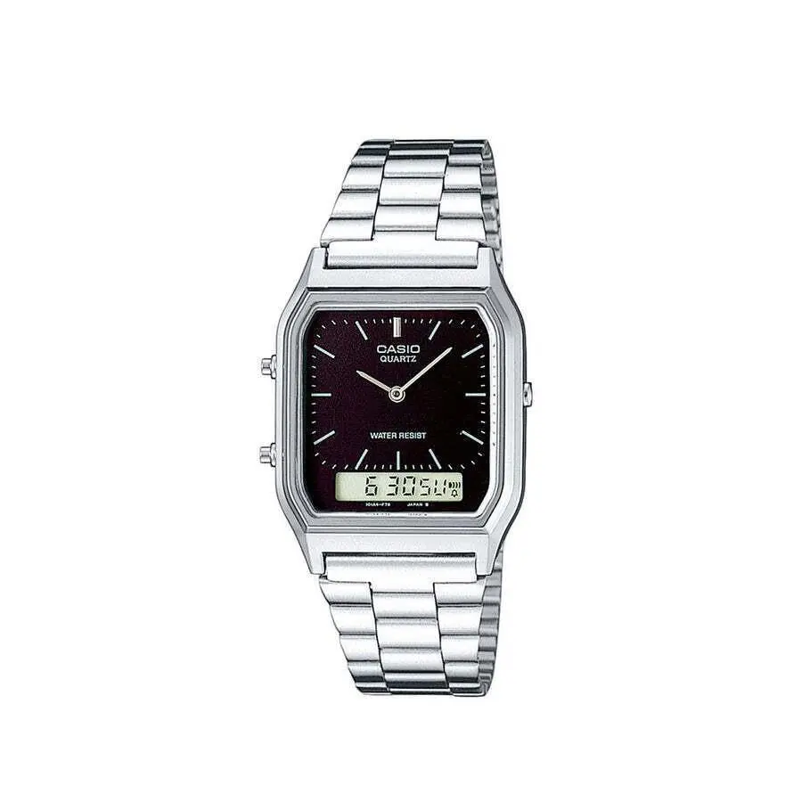 Youth Retro Digital Analog Alarm AQ-230A-1D Unisex Watch AQ-230 by Casio