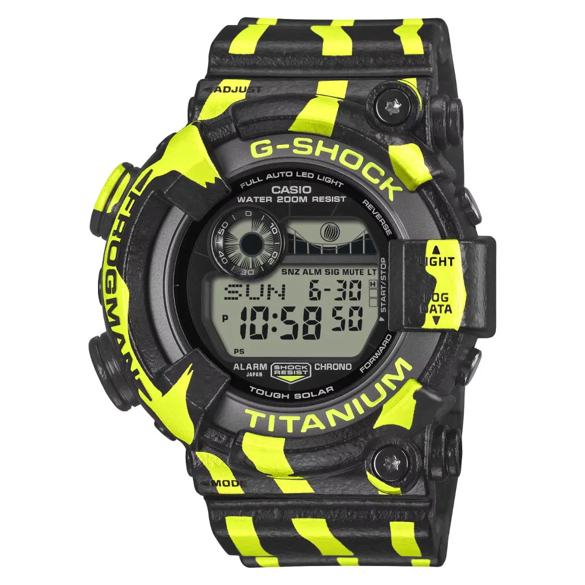 GW8200TPF-1 G-shock Three-striped Poisonous Frogman Solar Men`s Watch by Casio