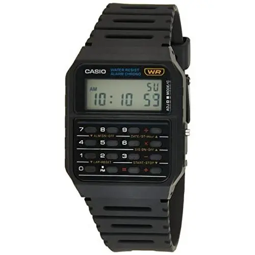 Men`s Vintage CA-53W-1CR Calculator Watch by Casio