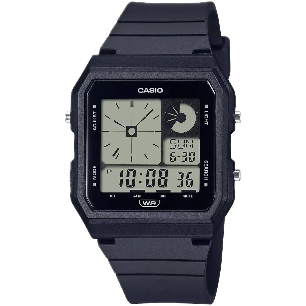 Casio Women`s Watch Sport Black Digital Dial Resin Strap LF-20W-1ACF
