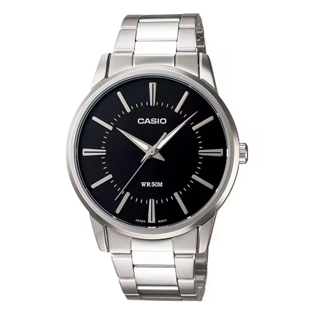 Men’s Stainless Steel Analog Watch with Black Dial - MTP-1303D-1AV by Casio